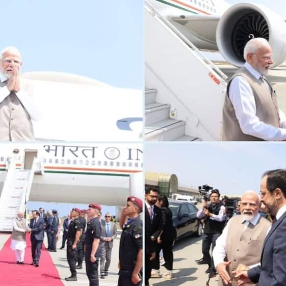 PM Modi makes historic first visit to Cyprus, aims to deepen trade, defence and diaspora ties ahead of G7 Summit
